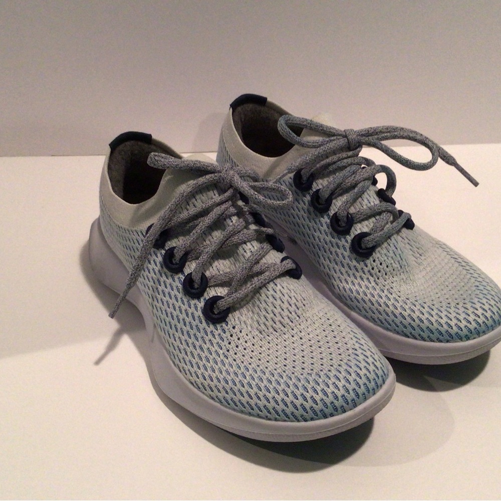 All Birds Blue and White Sneakers Women’s Size 8